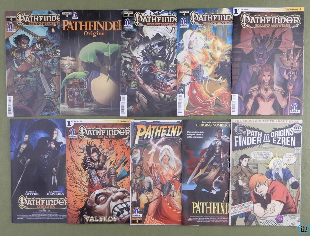 Image for Pathfinder Comics Lot of 10: Origins Hollow Mountain Comic most have maps
