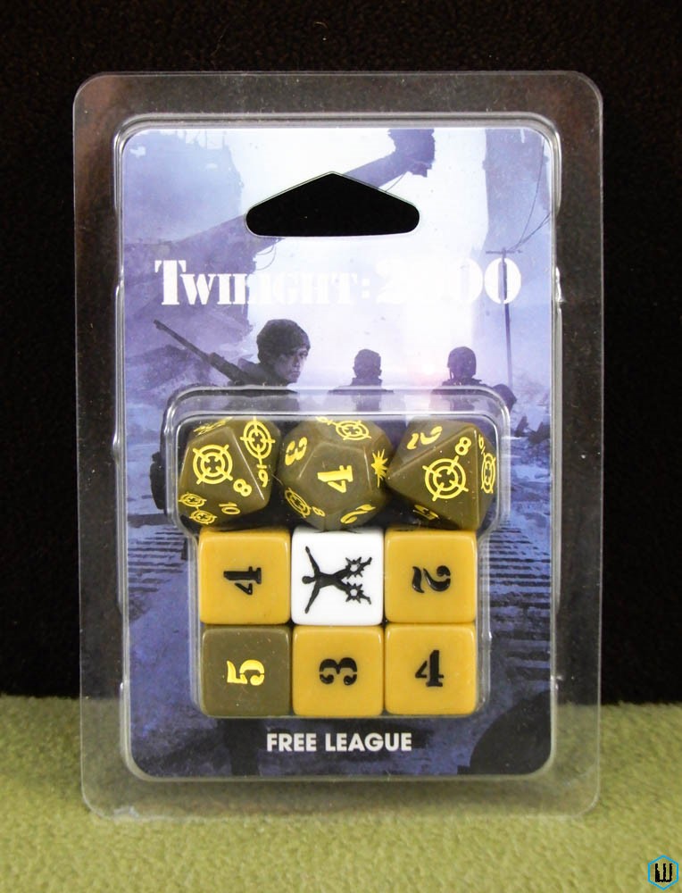 Image for TWILIGHT 2000 DICE Set of 9 (TW2k 4e 4th edition RPG) New