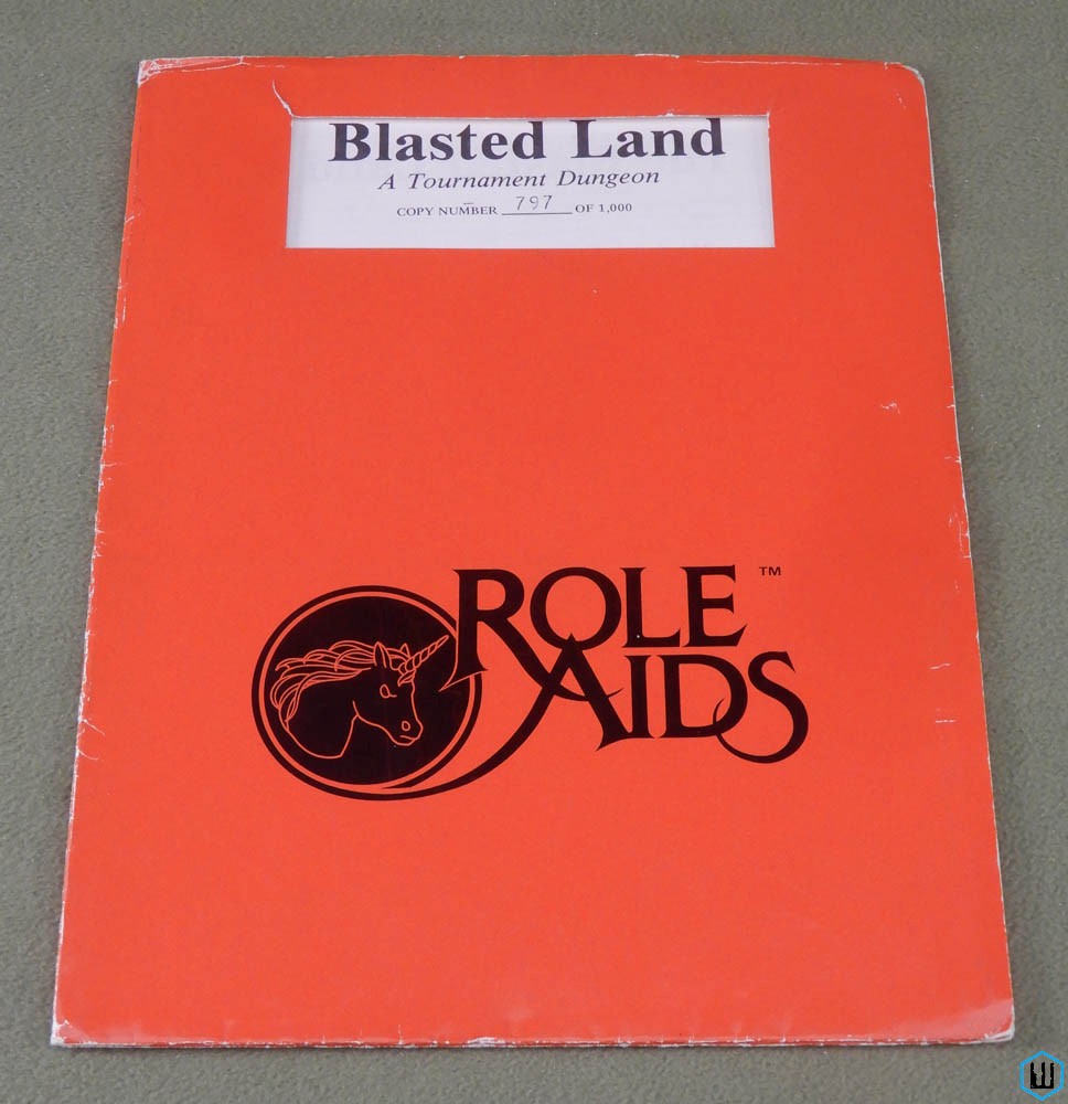 Blasted Land (Dungeons Dragons Role Aids) Dallcon Tournament Dungeon