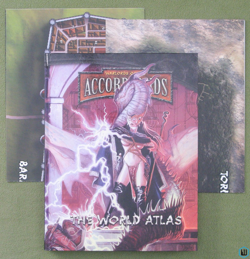 Image for The World Atlas (Warlords of the Accordlands D20 RPG) Hardcover NICE