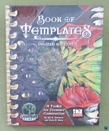 Image for Book of Templates: Deluxe Edition (Dungeons Dragons 3rd Edition D20 System)