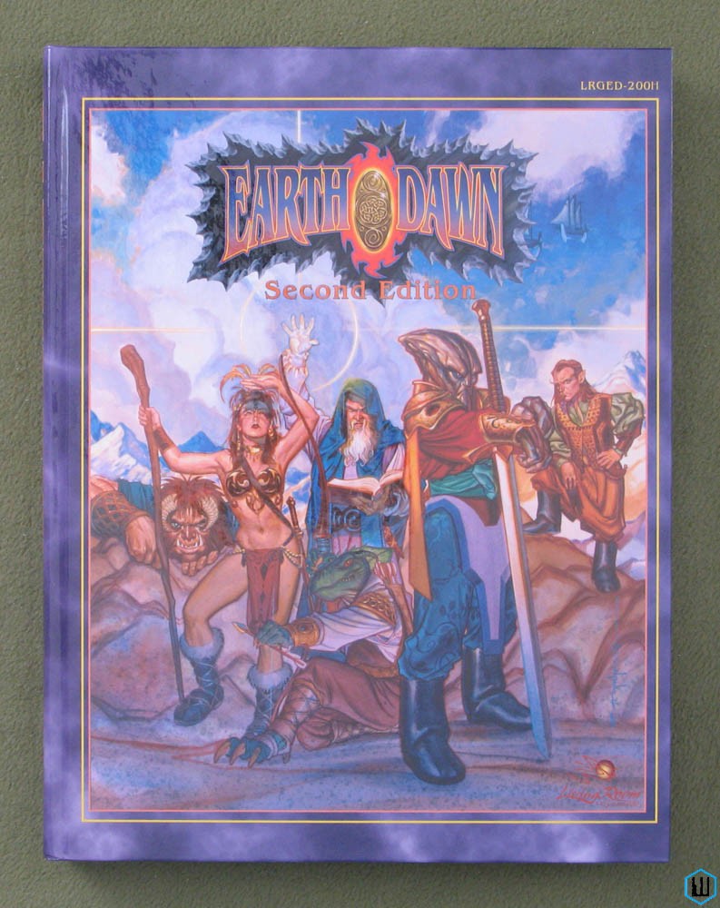 Image for EARTHDAWN (Second 2nd edition) Hardcover Core RPG Rulebook