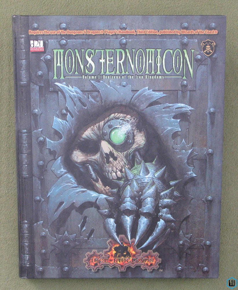 Image for Monsternomicon, Volume 1 (Iron Kingdoms D20 RPG Hardcover)
