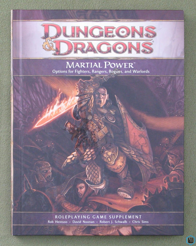 Image for Martial Power (Dungeons & Dragons 4th Edition 4e) NICE