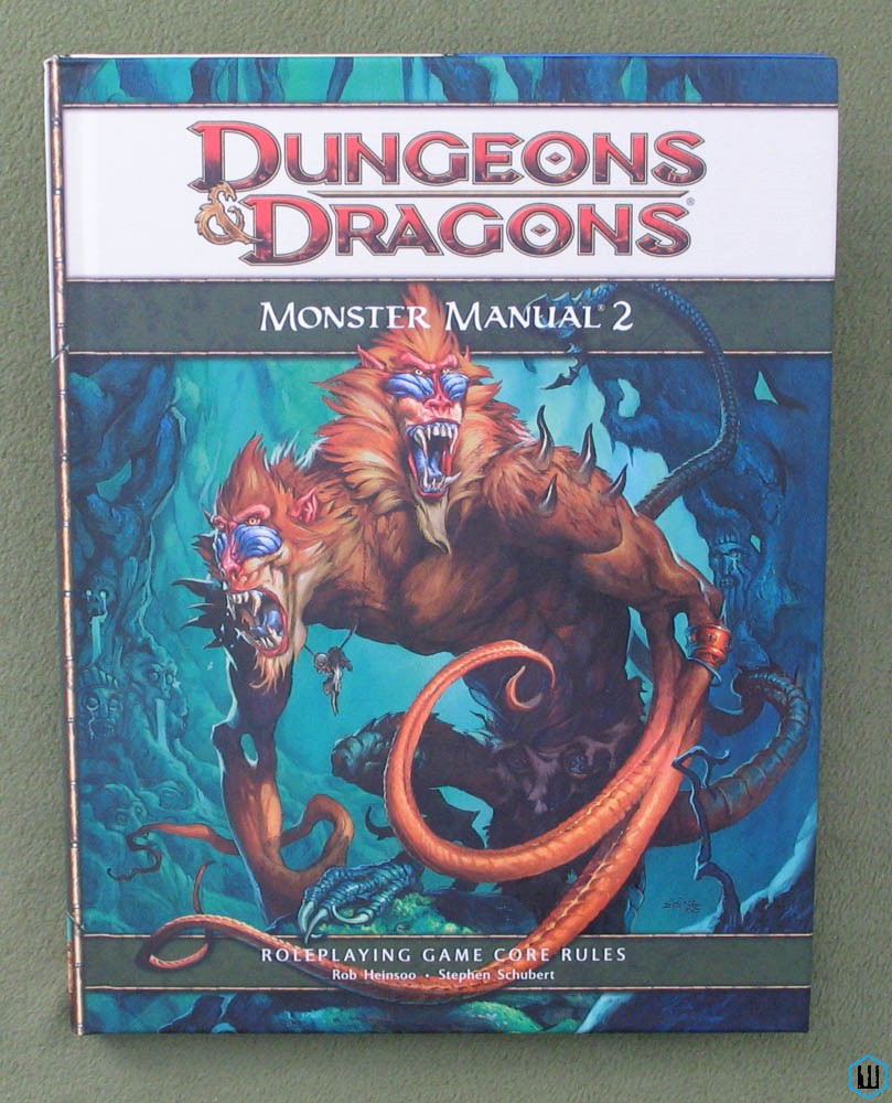 Monster Manual 2 NICE (Dungeons & Dragons 4th Edition 4e Core Rules)