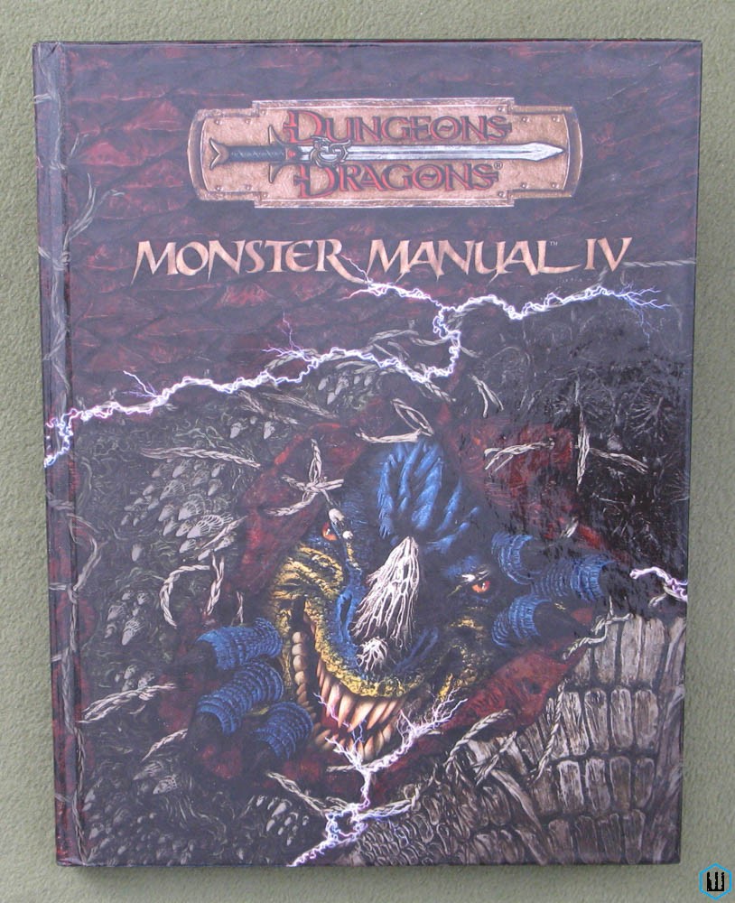 Image for Monster Manual IV 4 (Dungeons & Dragons D20 System 3.5) NICE