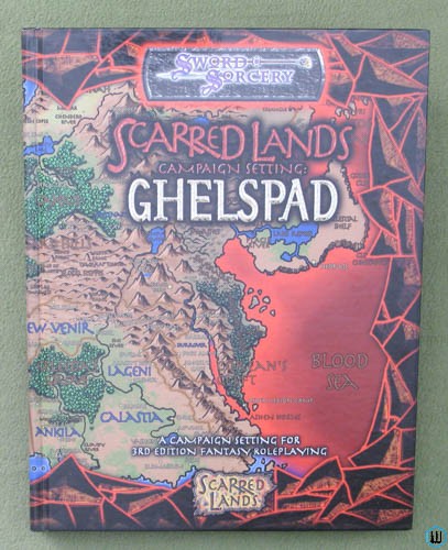 Image for Ghelspad: Scarred Lands Campaign Setting (Sword Sorcery Dungeons Dragons D20)