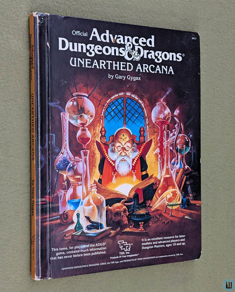 Unearthed Arcana (Advanced Dungeons Dragons) TSR 2017