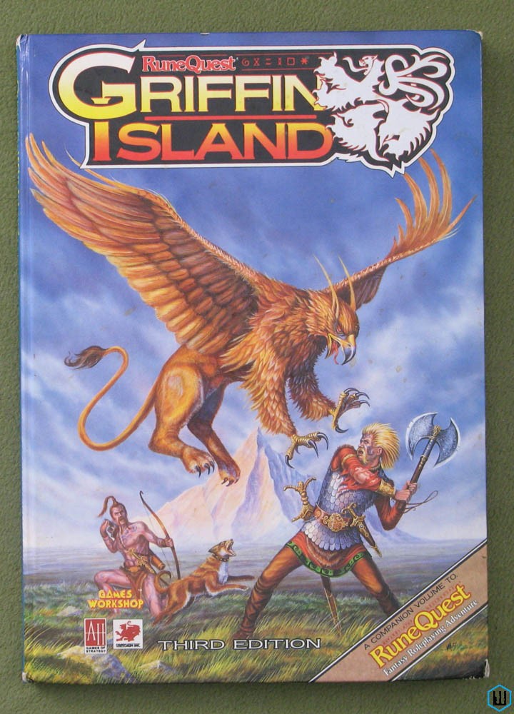 Image for Griffin Island - NO MAP, PLAY COPY (Runequest RPG, 3rd Edition)