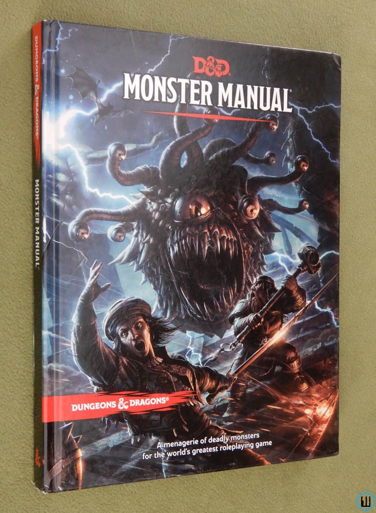 Monster Manual (Dungeons & Dragons 5th 2014 Edition 5e) 10th prt, 2018