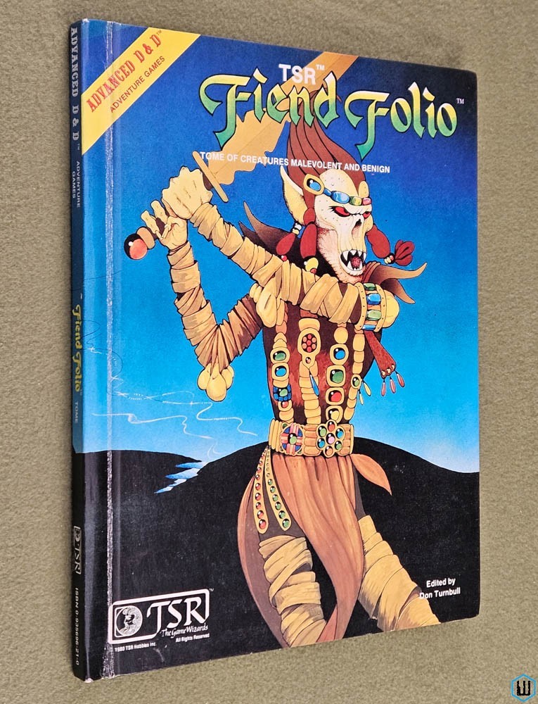 Fiend Folio - PLAY COPY (Advanced Dungeons & Dragons) 1st print TSR 2012