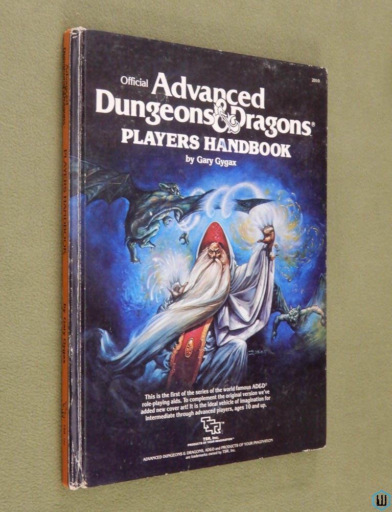 Players Handbook (Advanced Dungeons Dragons) Gary Gygax Easley cover