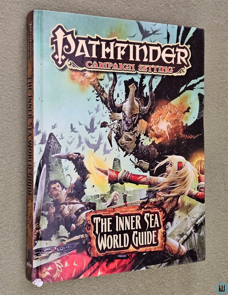 The Inner Sea World Guide (Pathfinder RPG) Hardcover w Poster Map Paizo PZO9226