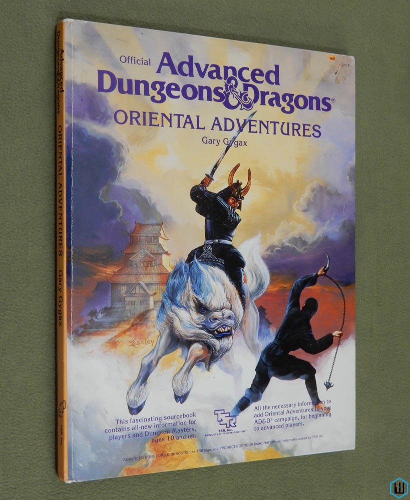 Oriental Adventures (Advanced Dungeons & Dragons) Original Hardcover