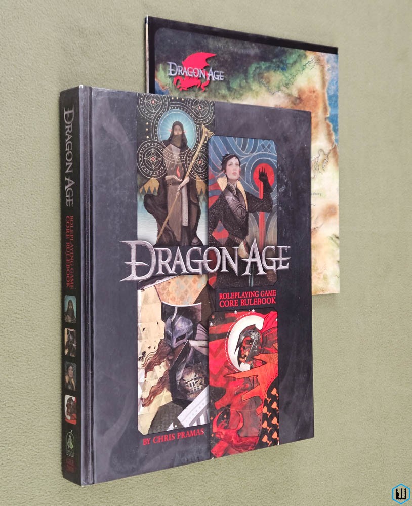 Dragon Age Roleplaying Game RPG Core Rulebook (Hardcover) w MAP