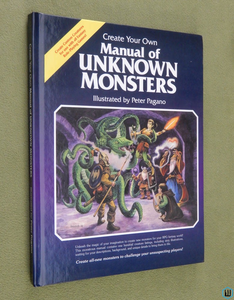 Manual of Unknown Monsters (RPG Create Your Own) Hardcover