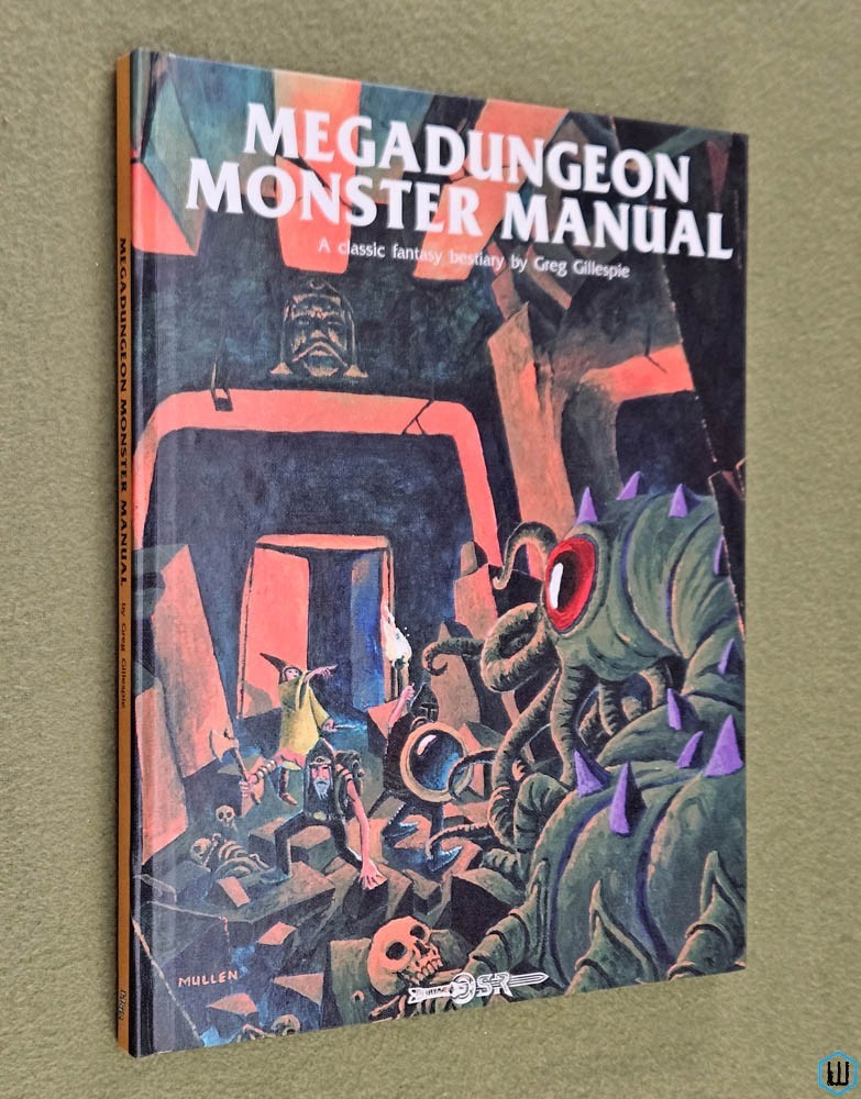 Megadungeon Monster Manual (OSR RPG) Hardcover Greg Gillespie