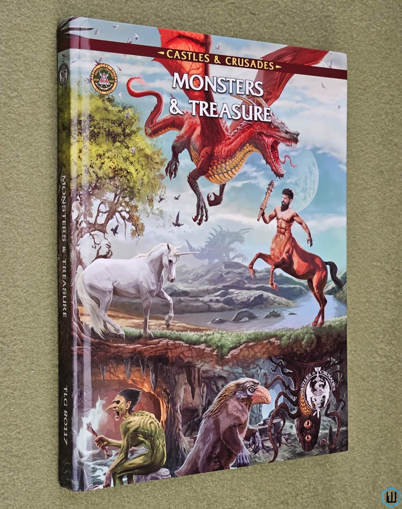 Monsters & Treasure (Castles & Crusades) AD&D MM Homage Cover Troll Lord Games TLG 80117