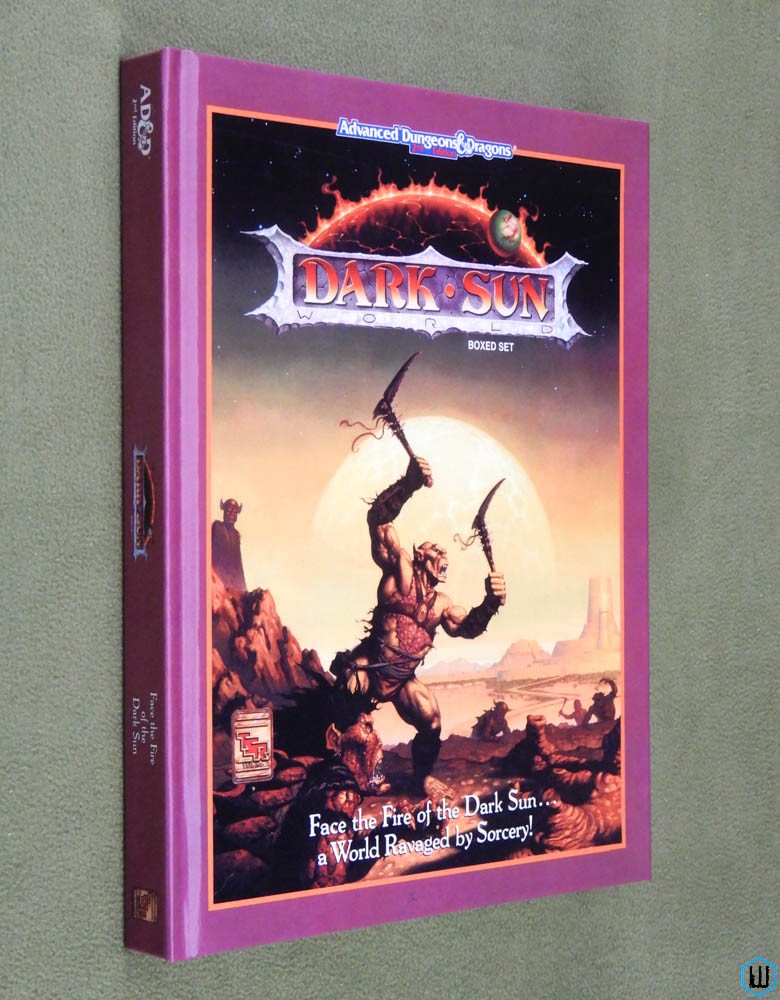 DARK SUN Campaign Setting (Advanced Dungeons Dragons) REPRINT Hardcover