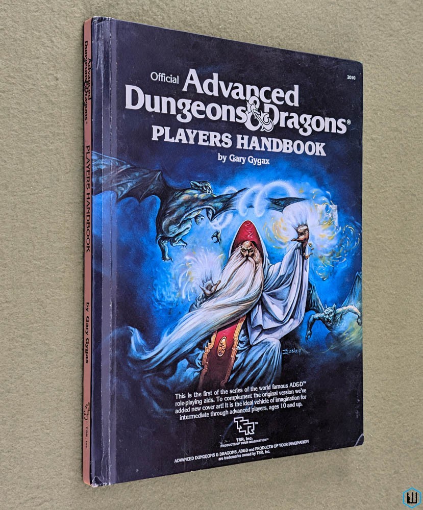 Players Handbook (Advanced Dungeons Dragons) Gary Gygax Easley cover TSR 2010