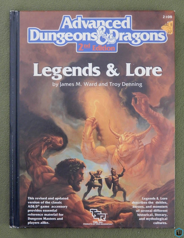 Legends & Lore (Advanced Dungeons & Dragons, 2nd Edition)