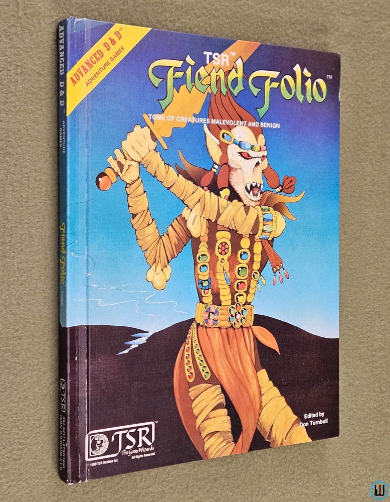 Fiend Folio - 2nd print (Advanced Dungeons and Dragons) Hardcover TSR 2012