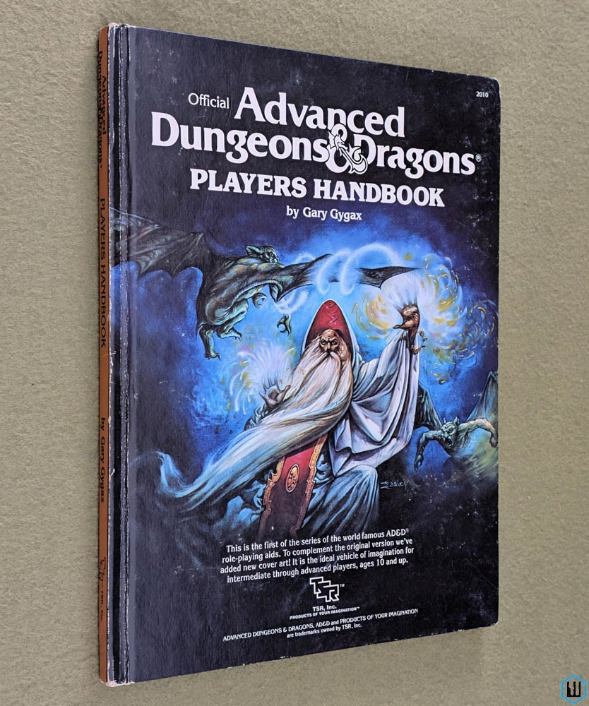 Players Handbook (Advanced Dungeons Dragons) Gary Gygax Easley cover TSR 2010