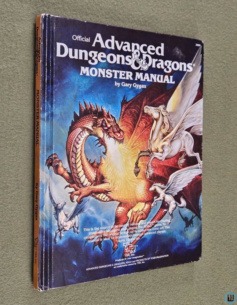 Monster Manual (Advanced Dungeons Dragons) Original 1983 Easley Hardcover TSR 2009