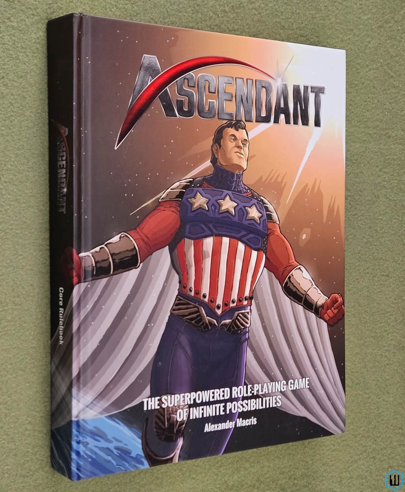 Ascendant RPG: Superpowered Roleplaying Game (Hardcover) Stitched Binding Autarch ASC1