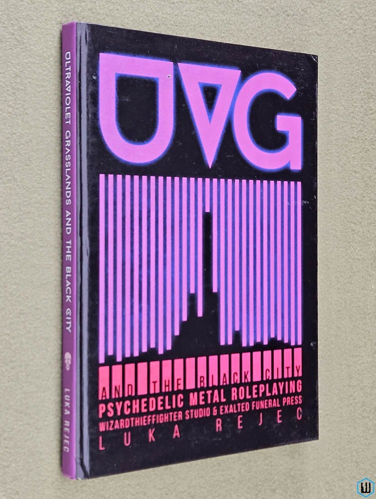 Ultraviolet Grasslands and the Black City (UVG OSR RPG) Hardcover Luka Rejec