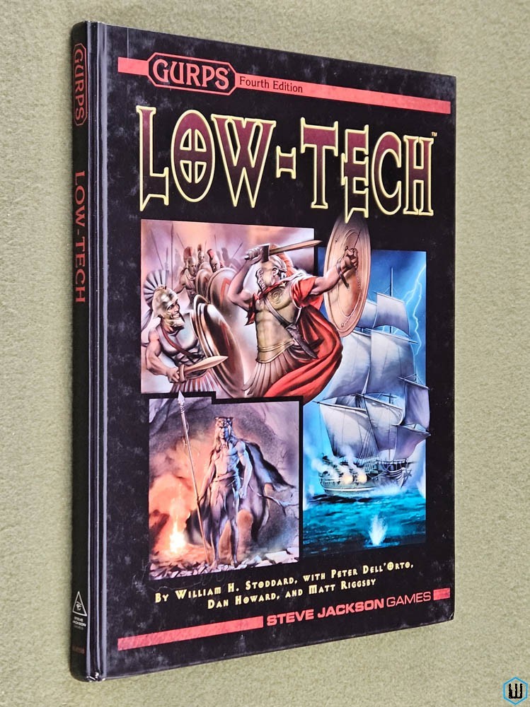 Image for GURPS Low-Tech (GURPS 4e 4th Edition RPG) Hardcover Steve Jackson Games SJG 01-0108 GURPS Low-Tech (GURPS 4e 4th Edition RPG) Hardcover Steve Jackson Games SJG 01-0108