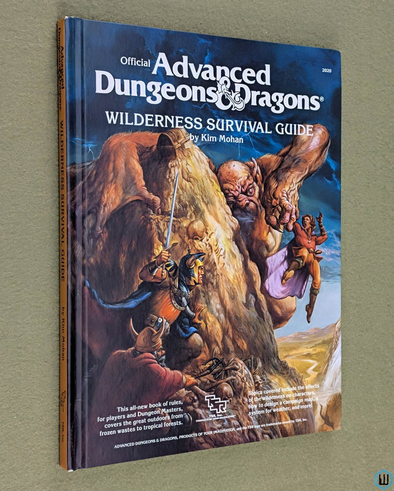Wilderness Survival Guide (Advanced Dungeons Dragons) Hardcover TSR 2020