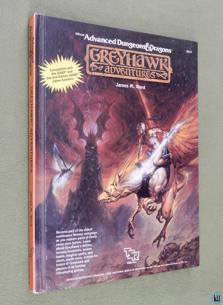 Greyhawk Adventures (Advanced Dungeons & Dragons) Original Hardcover