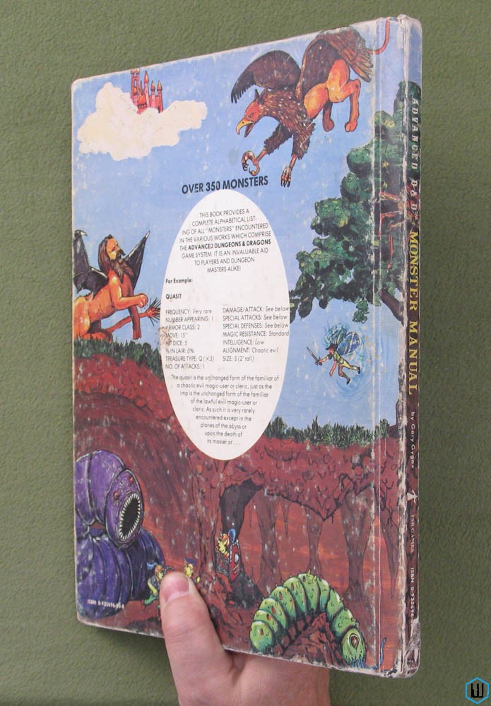 Monster Manual - 4TH BETA PRINT (Advanced Dungeons & Dragons