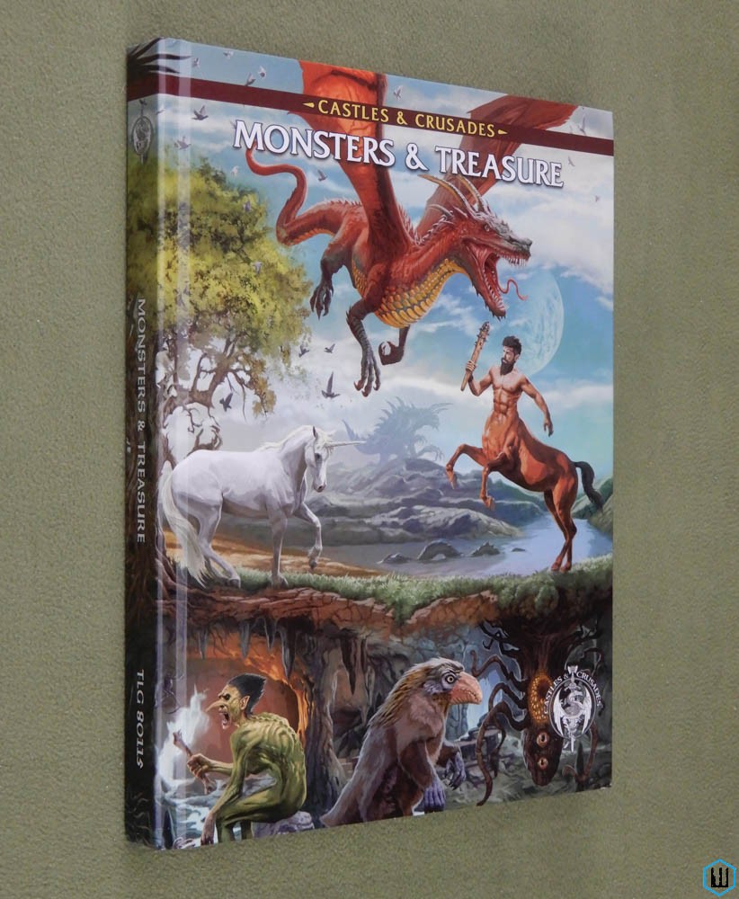 Monsters & Treasure (Castles & Crusades) AD&D MM Homage Cover