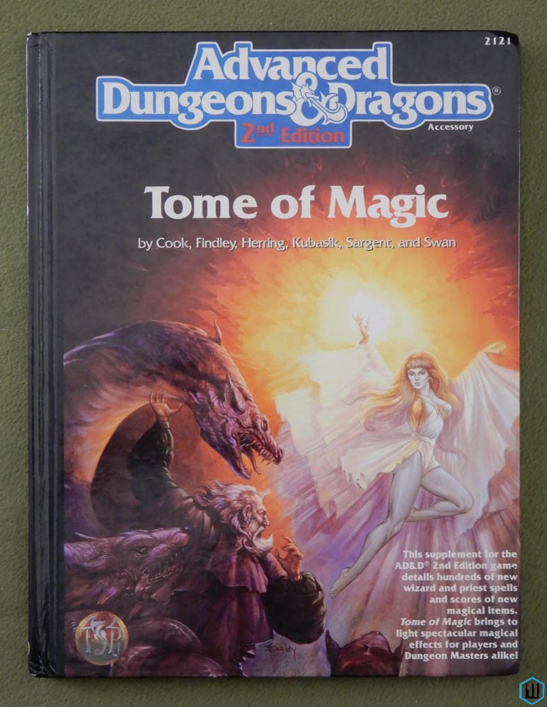 Tome of Magic (Advanced Dungeons Dragons 2nd Edition) 5th printing 1994