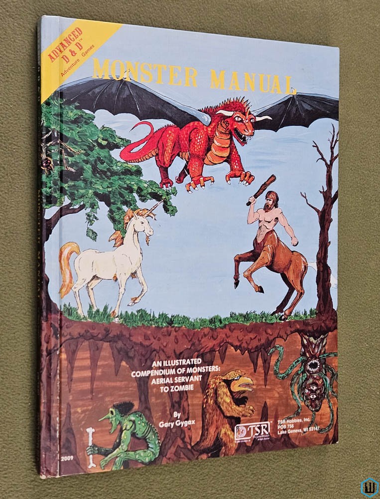 Monster Manual (Advanced Dungeons & Dragons, 1st Edition) Gary Gygax TSR 2009