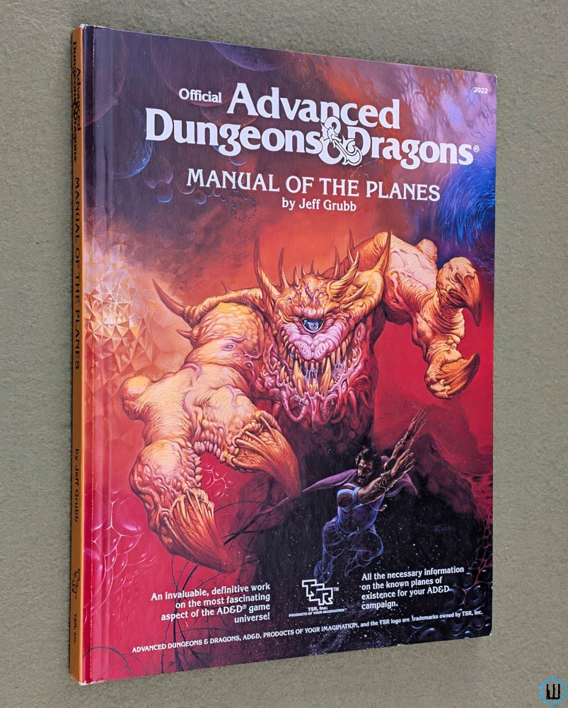 Manual of the Planes (Advanced Dungeons Dragons) Original 1987 Hardcover TSR 2022