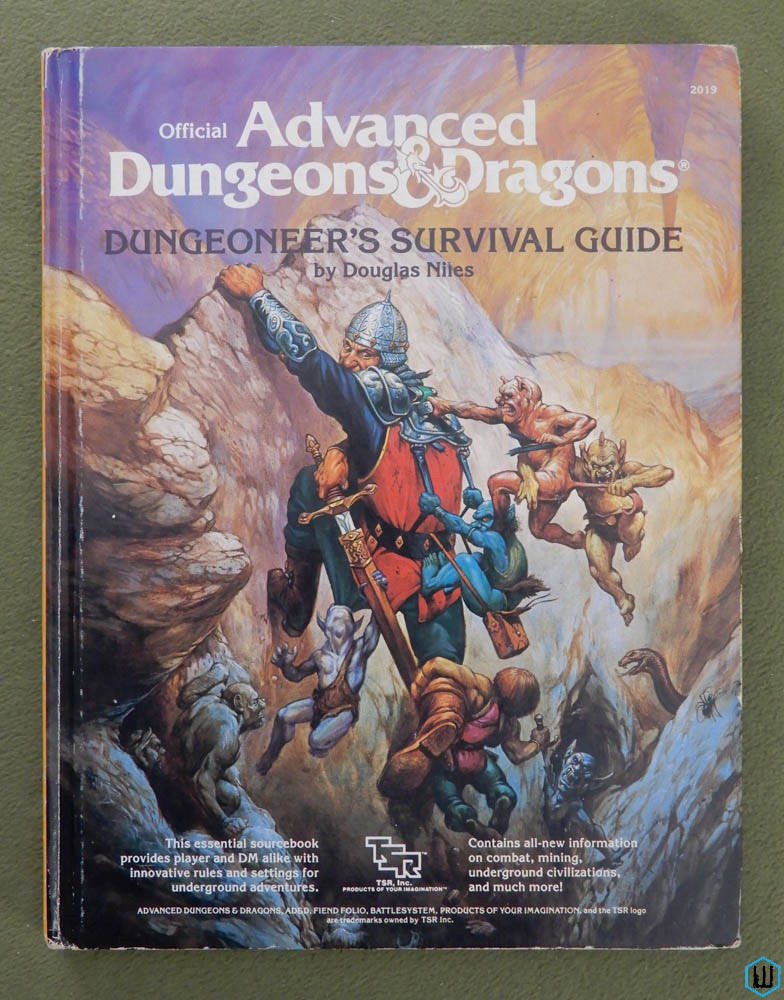 Dungeoneer's Survival Guide (Advanced Dungeons Dragons) Original 1986 Hardcover