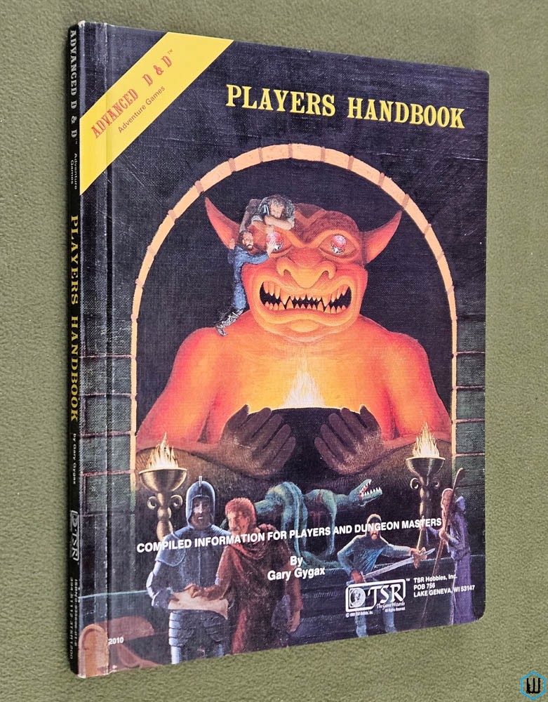 Players Handbook (Advanced Dungeons & Dragons, 1st Edition) Hardcover TSR 2010