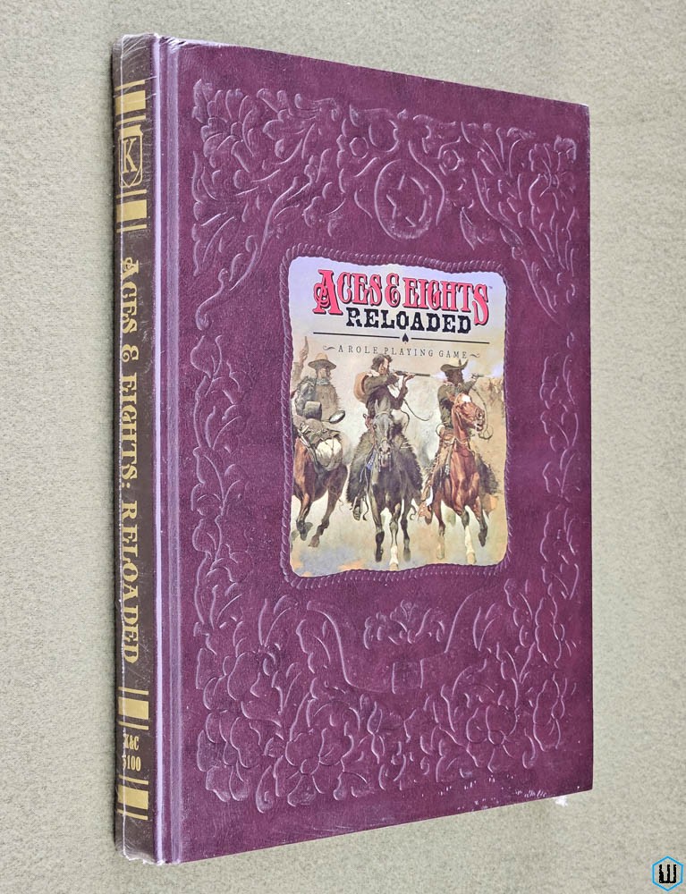 Aces & Eights Reloaded Roleplaying Game RPG (SEALED Hardcover) Kenzer K&C 5100