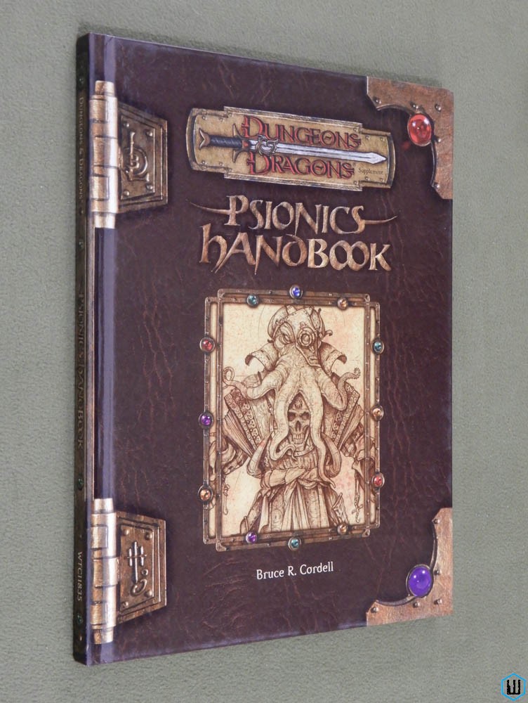 Psionics Handbook (Dungeons Dragons 3rd Edition 3e D20)