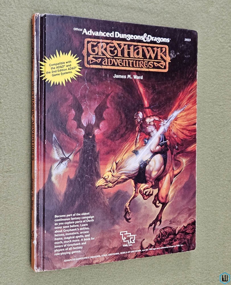 Greyhawk Adventures - PLAY COPY (Advanced Dungeons & Dragons) Original TSR 2023