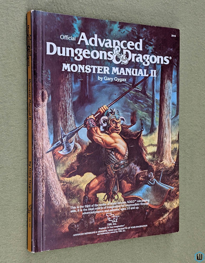 Monster Manual II 2 (Advanced Dungeons & Dragons) NICE Hardcover TSR 2016
