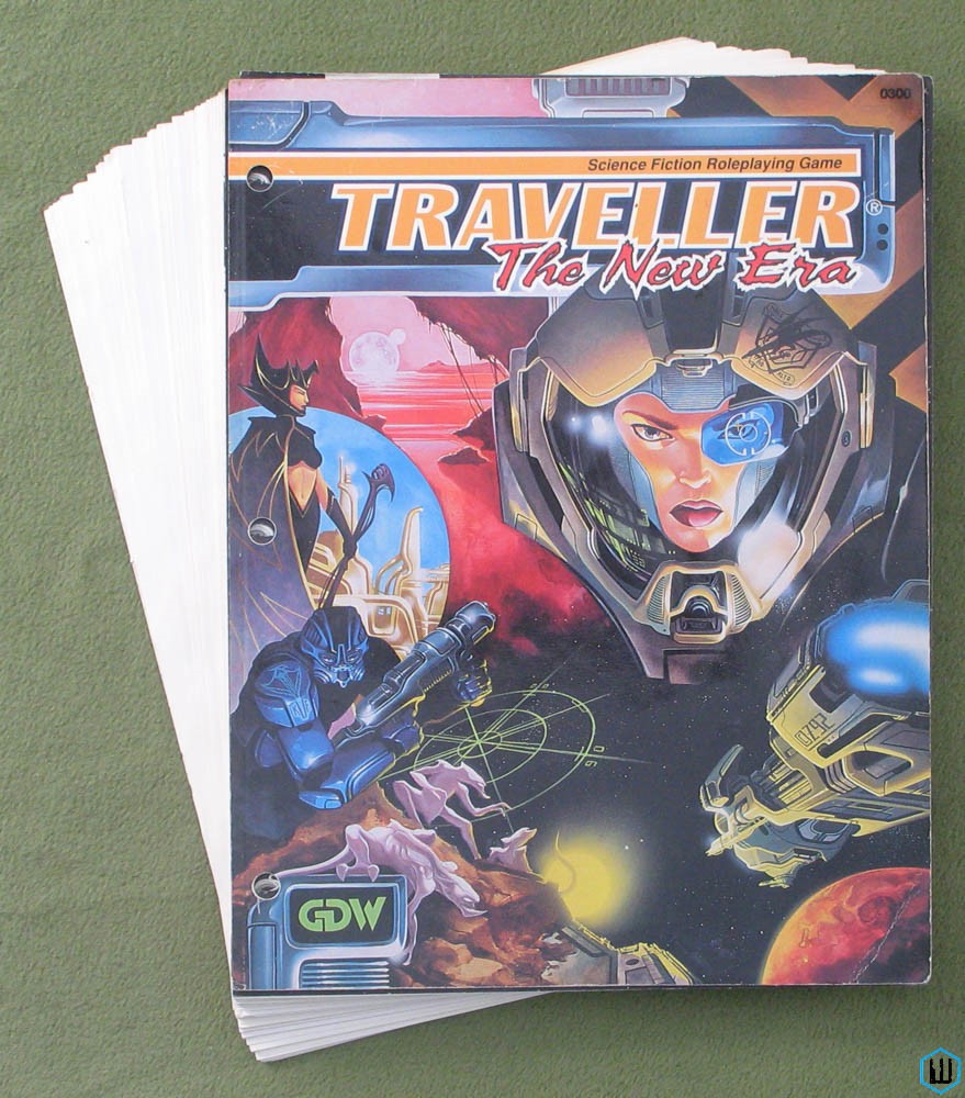 Image for Traveller: The New Era RPG Rulebook Loose Sheets 3 Hole Punched