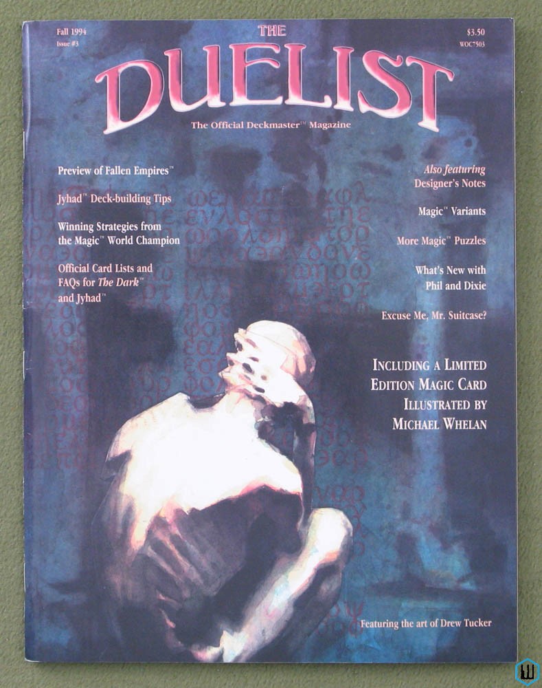 The Duelist, Issue 3, Fall 1994 (The Official Deckmaster Magazine) w