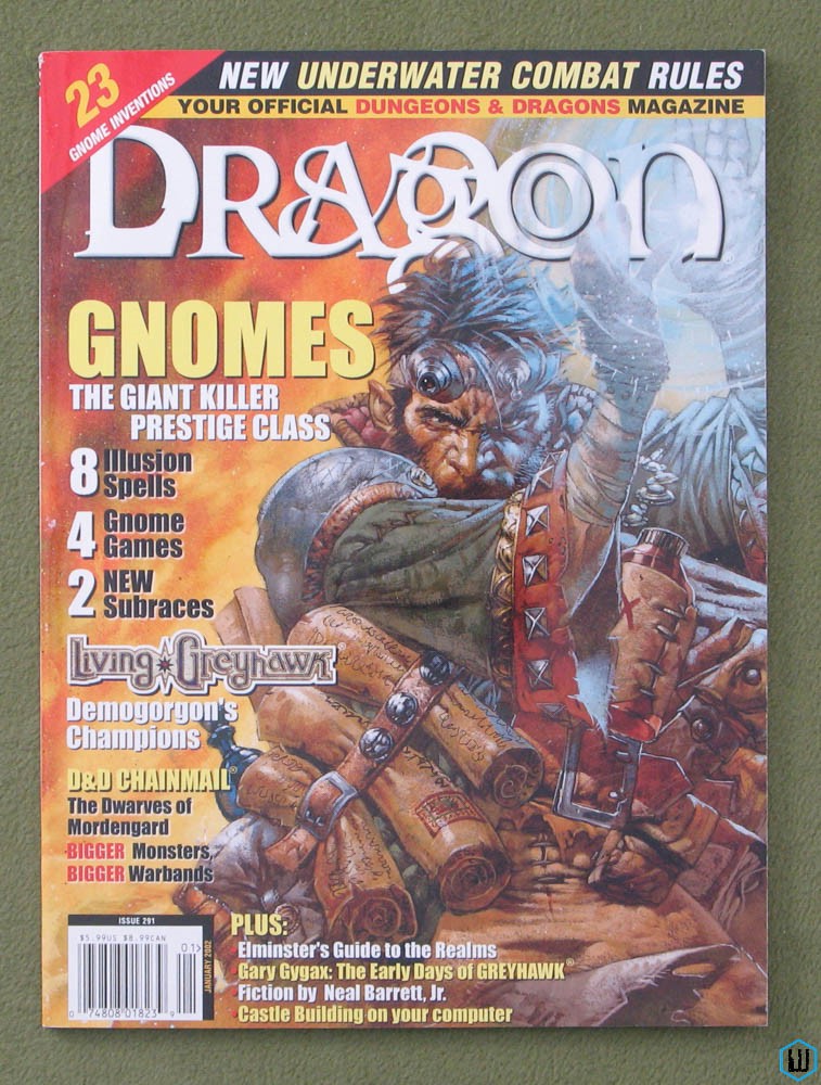Image for Dragon Magazine, Issue 291: Gnomes