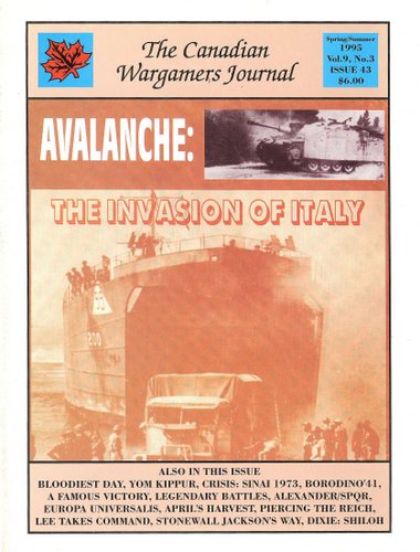Image for Canadian Wargamers Journal, Issue 43: Avalanche - The Invasion of Italy