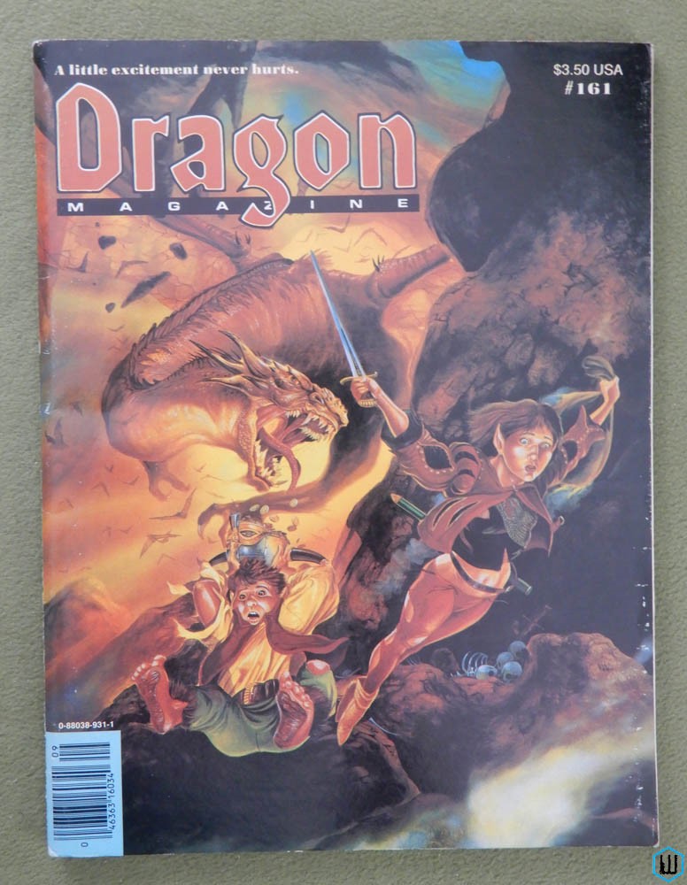 Dragon Magazine, Issue 161 (Reusing AD&D 1e modules; Voyage Princess Ark)