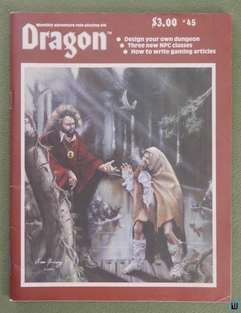 Dragon Magazine, Issue 45 (Dungeon Design Kit, Astrologer & Alchemist NPCs)